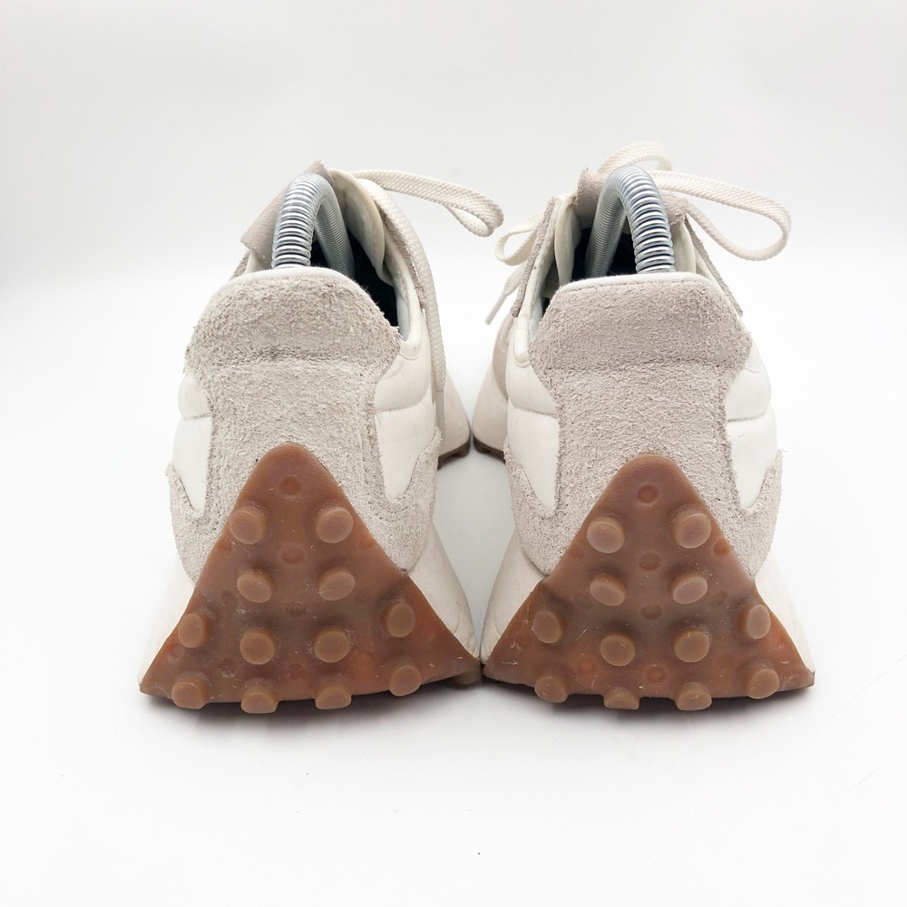 New Balance Shoes Womens 9 327 Moonbeam Leopard Sneakers White Tan Trainers - Picture 5 of 16